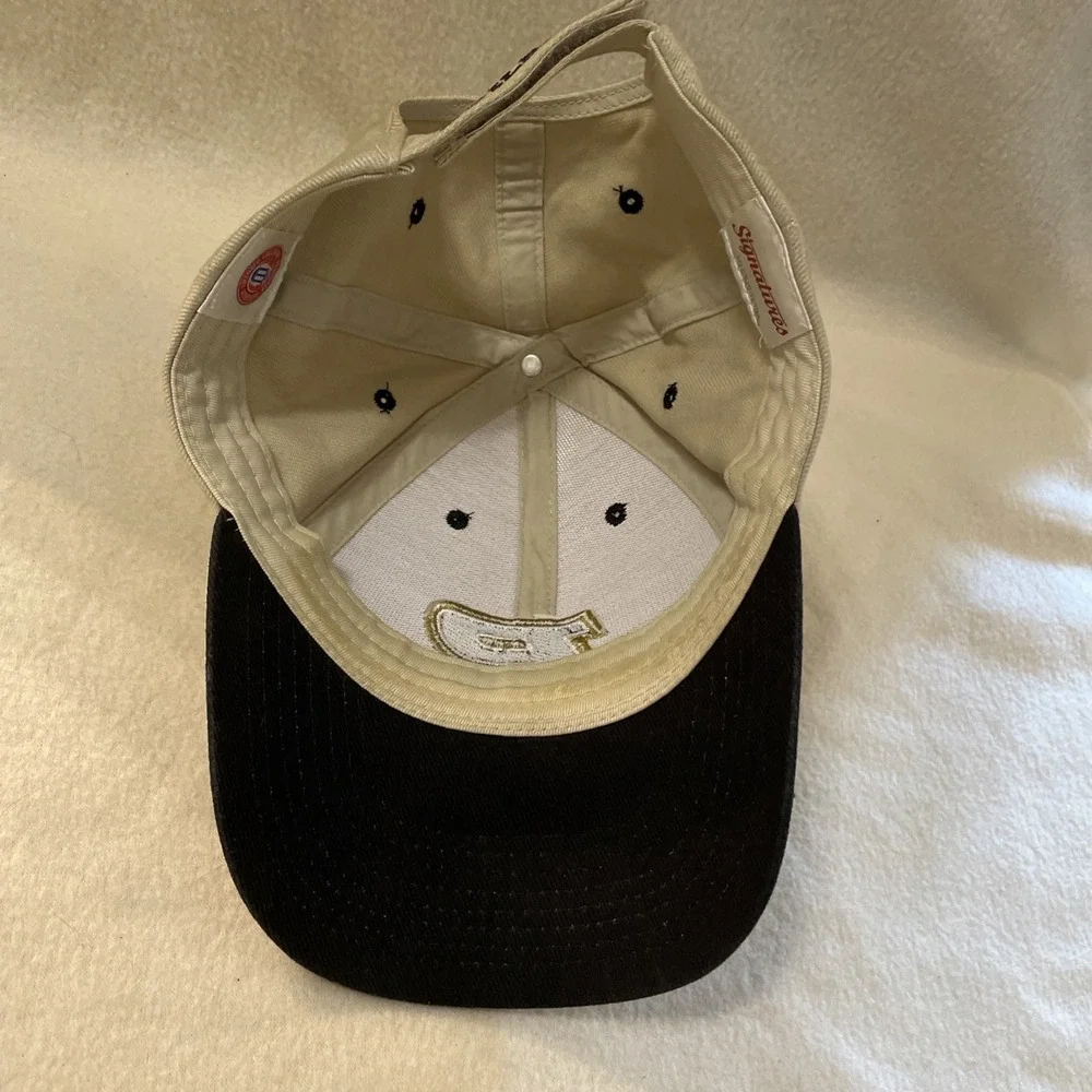 PURDUE Hat Adjustable Back Brown/Tan/Khaki Signatures Officially License Product